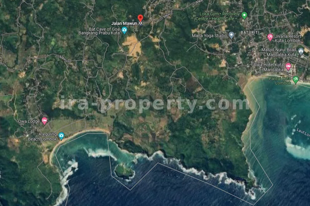 Tanah dengan Pemandangan Laut di Prabu, Kuta Mandalika - 452-2 - 11