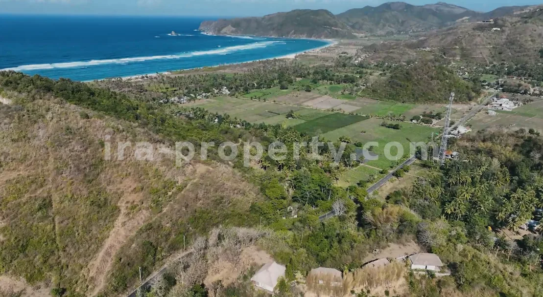 Tanah · Kuta Mandalika · foto 1 dari 18 Tanah Tepi Pantai Premium dengan Pemandangan Laut di Tampah Mawun - 320-2 - 1