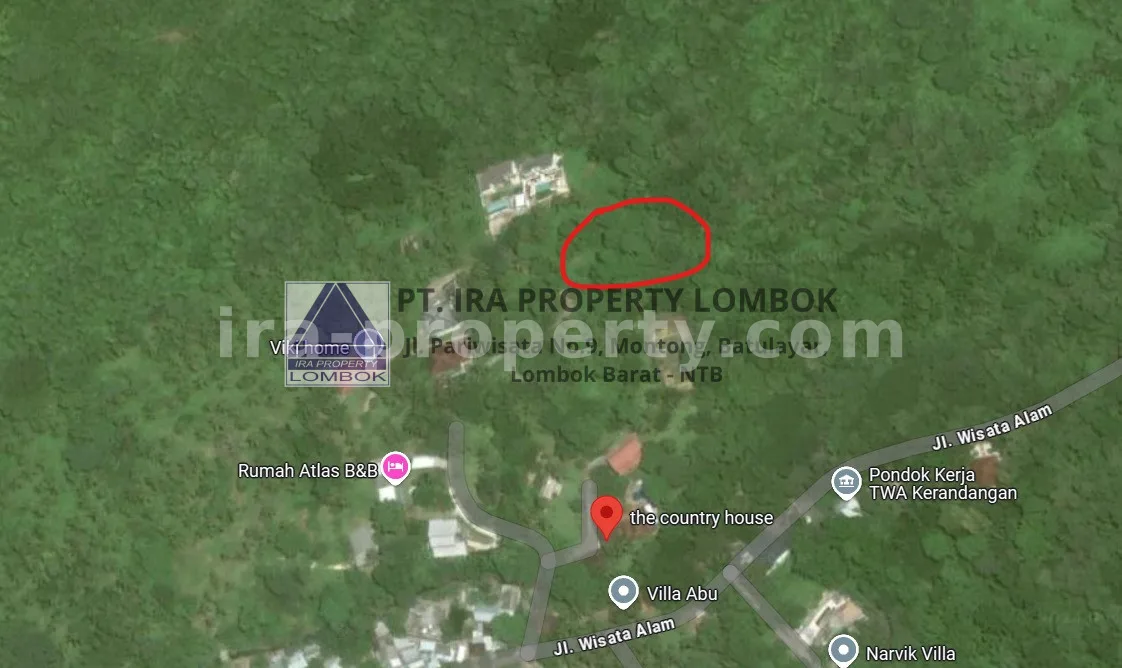 Tanah · Senggigi · foto 1 dari 8 Tanah Strategis Dekat Kawasan Wisata Kerandangan Senggigi - 369 - 1