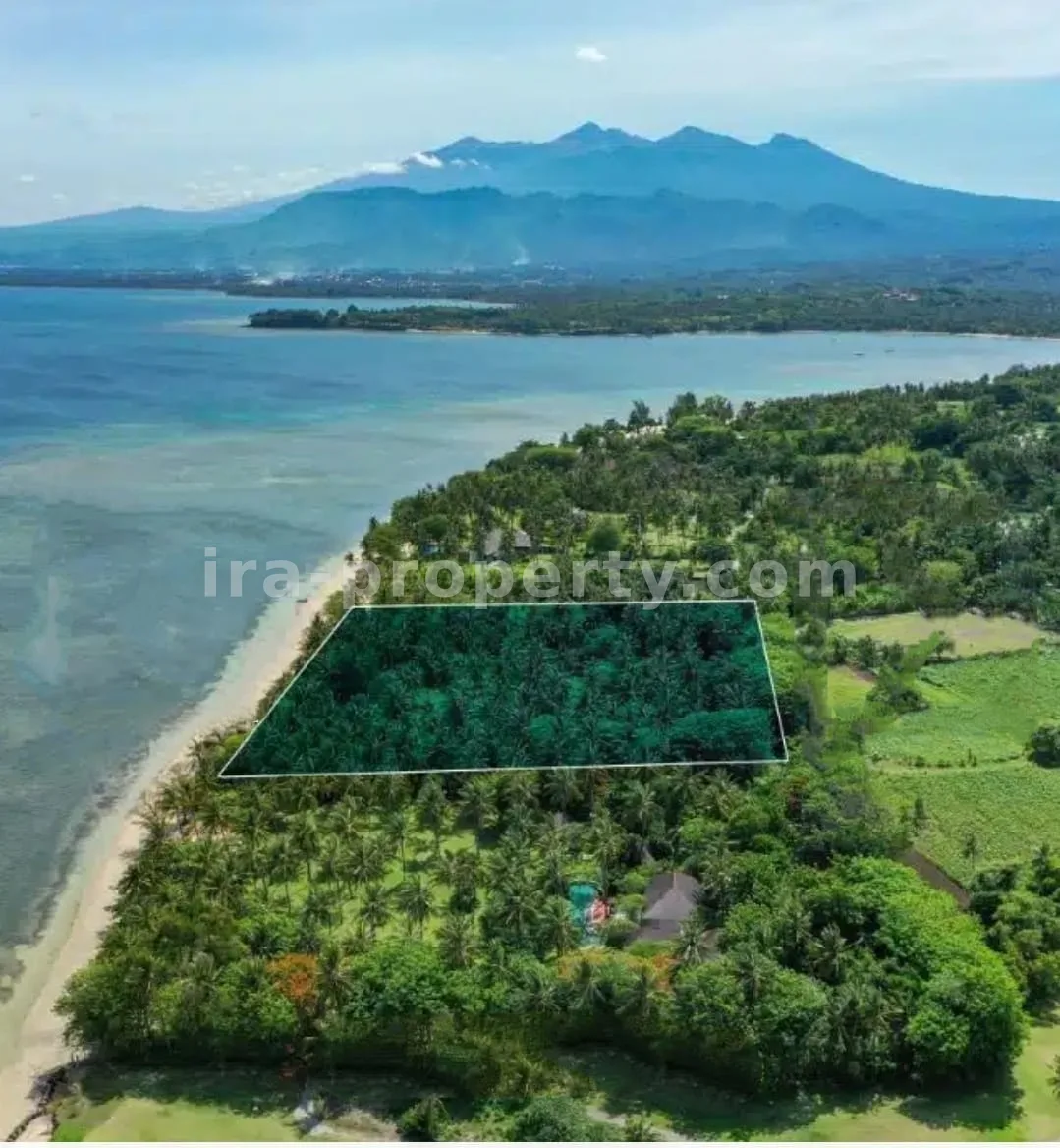 Land · Tanjung · photo 3 of 6 Beachfront Land for Sale in Sire, North Lombok - 343 - 3