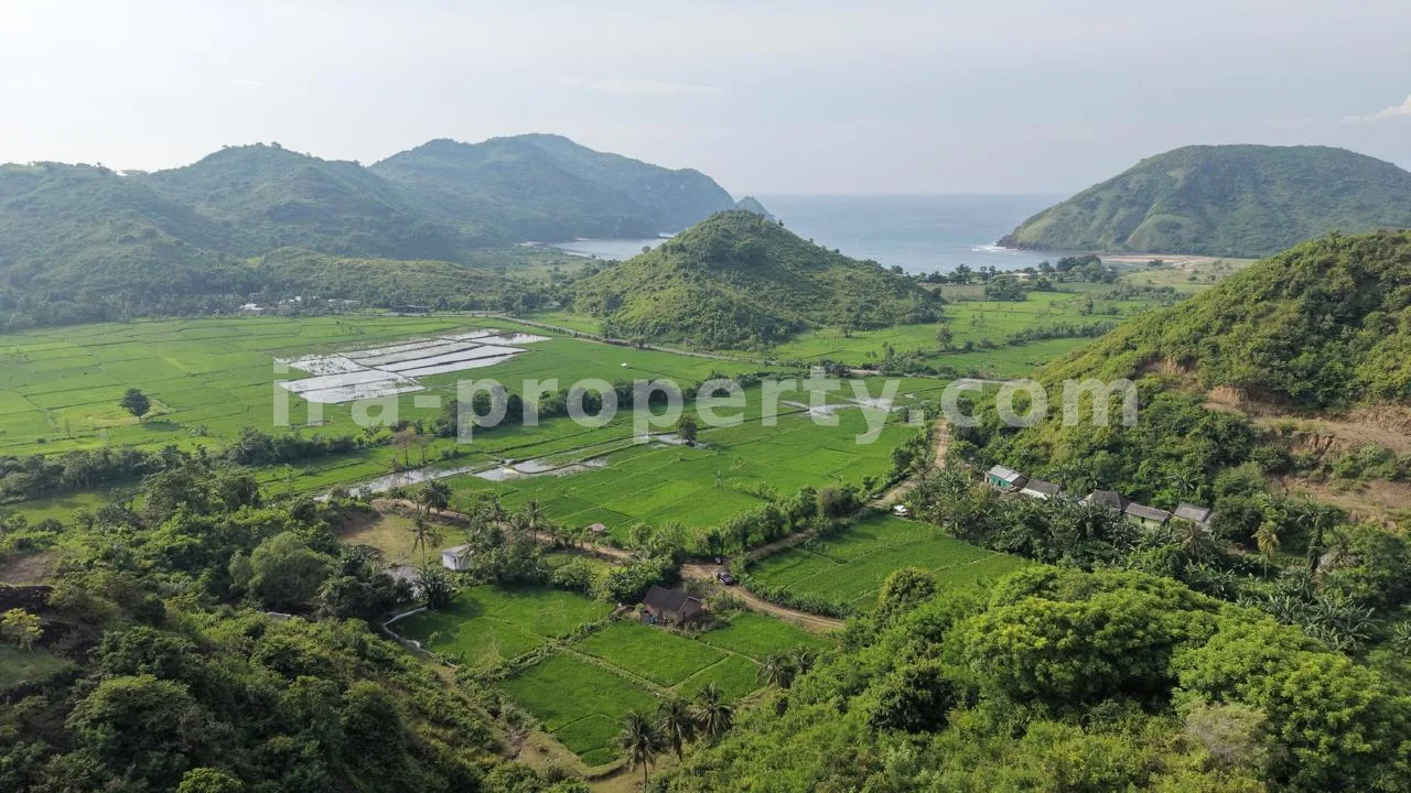Tanah · Kuta Mandalika · foto 2 dari 6 Tanah Bukit 5 Are dengan Pemandangan Laut di Mawun - 547-2 - 2
