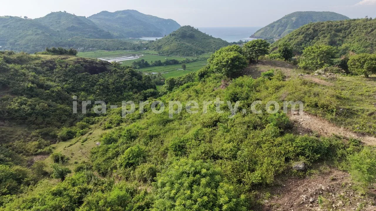 Tanah · Kuta Mandalika · foto 5 dari 6 Tanah Bukit 5 Are dengan Pemandangan Laut di Mawun - 547-2 - 5