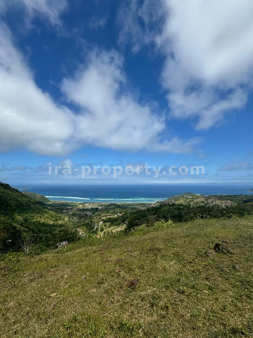 Tanah · Kuta Mandalika · foto 5 dari 8 Tanah Unggulan 37-Are Bukit – Pemandangan Dua Samudra & Lembah di Torok Aiq Beleq, Lombok Selatan - 557-2 - 5